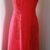 Cerise showgirl dress